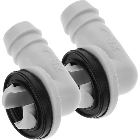 eur pour Tuyau de Vidange de Climatisation 2pcs en Plastique Dur Anti-déformation Résistant aux Intempéries pour Hôtel et Bureau (1/5)