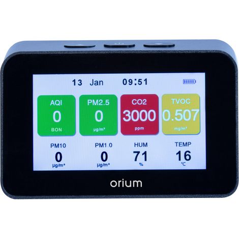 Appareil de mesure de la qualité de l'air Quaelis 34 Orium, +50°C max ( Prix pour 1 ) (1/8)
