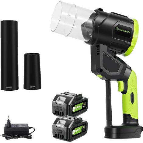 Souffleur d'air, moteur sans balais, performance haute pression, 2 Batterie Prise EU, UE (1/2)