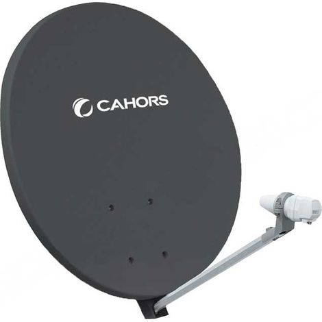 Parabole fibre 70cm grise piece arriere composite-metal Cahors 0140902