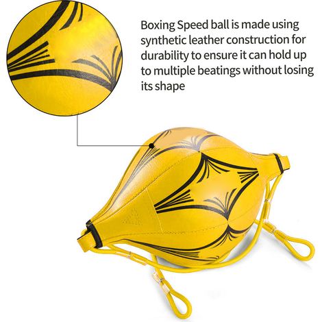 Universeller, hängender Speedball mit zwei Enden, Boxball inklusive Pumpe und Haken (1/5)