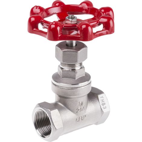 Robinet à soupape RS PRO, BSP 3/4" 32 bars Acier inoxydable ( Prix pour 1 ) (1/2)