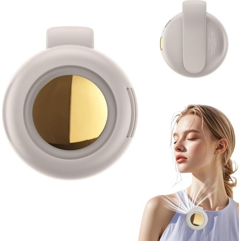 Clip Ventilator Mini Handventilator Akku 3 Geschwindigkeiten (1/5)