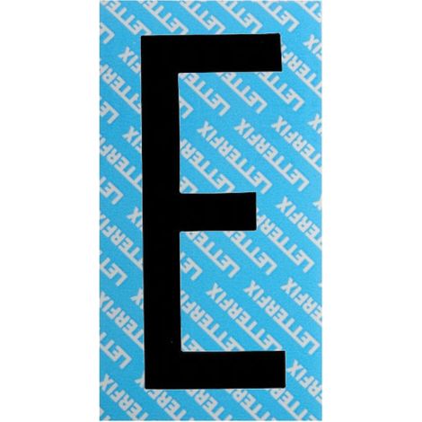 Letra adhesiva negra Serie T80 E Letterfix
