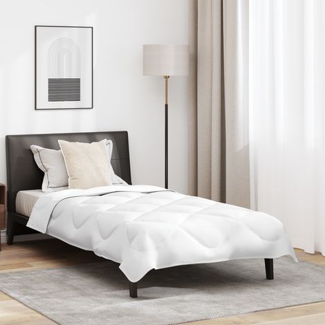 Sommerdecke mit Kissen 2 pcs Weiß Mikrofaser vidaXL