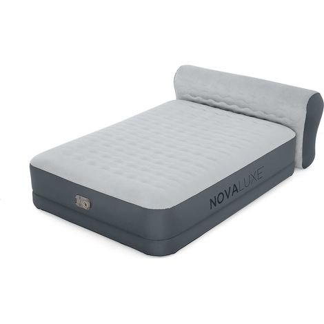 lit Gonflable Longue durée avec Pompe intégrée, Oreiller et Charge USB (1/5)