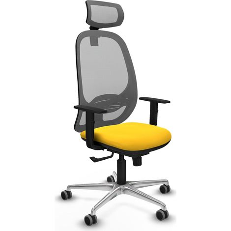 Chaise de bureau piqueras y crespo Cilanco gris cuir synthétique (1/2)