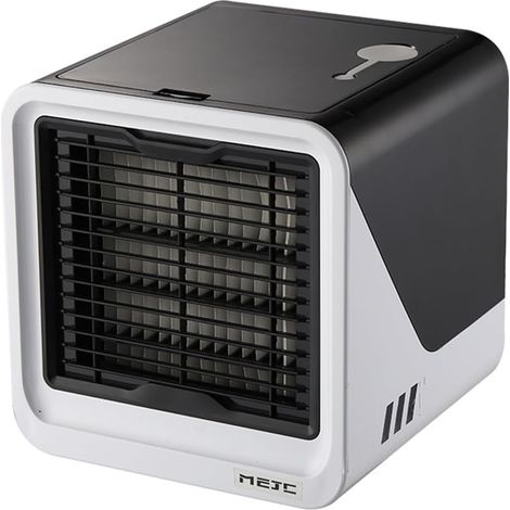JSSEVN - Tragbare Klimaanlage, Mini-Luftkühler, 3-in-1, 300-ml-Wassertank, 3 Geschwindigkeitsstufen, Luftkühler (Schwarz) (1/5)