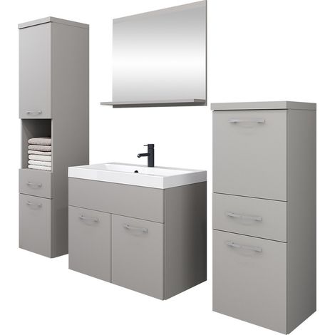 Ensemble de salle de bain Sarasota 109, Gris (1/5)