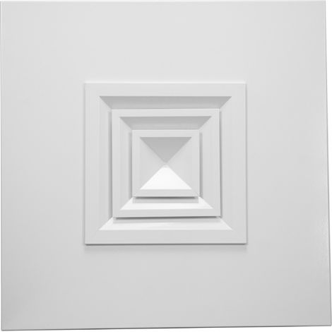 Diffuseur plafonnier multi-directionnel, blanc, débits 290 à 700 m3/h, D225 mm S&P (UNELVENT) 850459