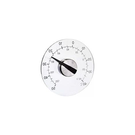 Wasserdichtes Messgerät, Thermometer und Hygrometer für Gewächshaus, Außenfenster, Garten. Klares Fensterthermometer, auf Glas geklebt (1/5)