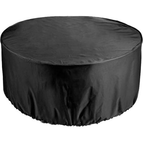 Gartentischabdeckung, Gartenmöbelabdeckung aus wasserdichtem 210D-Polyestergewebe, staubdichte Abdeckung für Gartentische, Stühle und Sofas (185 x 110 cm)