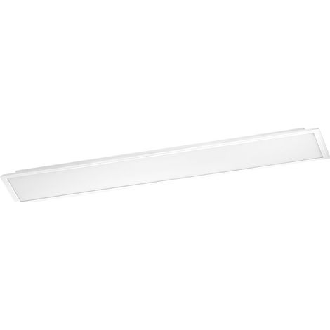 Plafoniera Moderna Salobrena 1 Alluminio Bianco Led Integrato 33W (1/5)