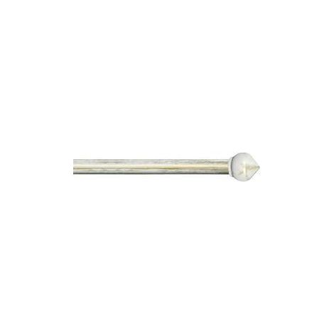 6 x BASTONE METALLO D 20/19 120/210CM BULBO AVOR/ORO