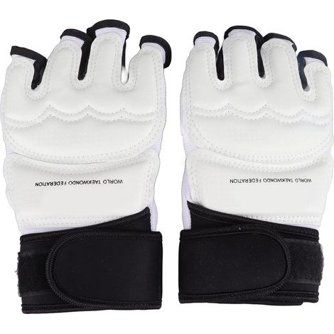 Gants de boxe mi-doigts ajustables et confortables pour sac de frappe, kickboxing et entraînement (1/5)