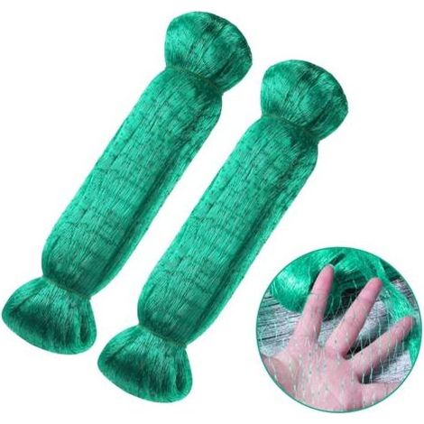 Filet anti-oiseaux 2pcs 4x10m – Maille de 15 mm – Protection efficace pour fruits et légumes – Durable et résistant aux UV (1/5)