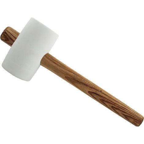 Faithfull FSC White Rubber Mallet 24oz FAIRMWF24FSC (1/2)