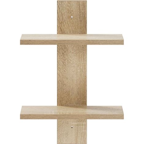 vidaXL Estante de pared Roble Sonoma 30 x 13,5 x 43 cm (1/2)
