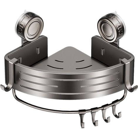 dangle de salle de bain avec ventouse organisateur de coin (1/5)