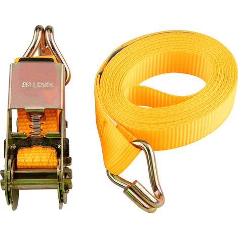 Correa de trinquete de 25 mm x 4 m, capacidad de carga de 1000 kg PES (1/5)
