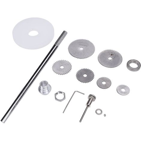 Ensemble de 15 outils de coupe interne pour tuyaux en PVC/acier/ABS avec lames de scie HSS, foret hexagonal et butée de profondeur réglable pour plastiques (20 cm) (1/5)