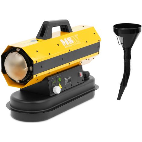 MSW – Canon à air chaud diesel 20 kW – Réservoir 12 l – Chauffage chantier performant – Consommation 1,43 l/h – Jusqu'à 8 heures d'autonomie - KW 12 L (1/5)