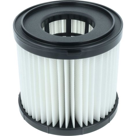 vhbw filtre plissé compatible avec Ryobi PCL734, P3240, PCL733 aspirateur - noir / blanc