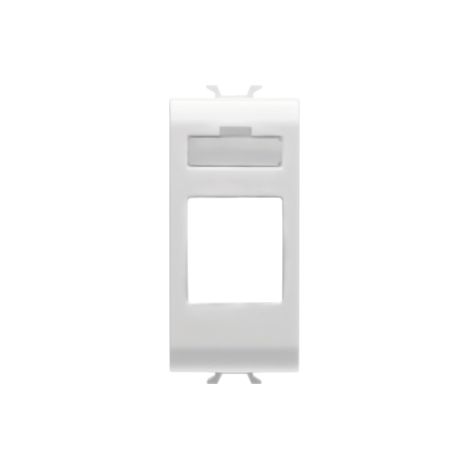 ENJOLIVEUR PRISE RJ45 BLANC AB GEWISS GW10431AB (1/2)