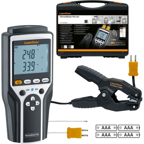 Misuratore di temperatura a contatto LASERLINER ThermoMaster Plus Set 082.036A (1/5)