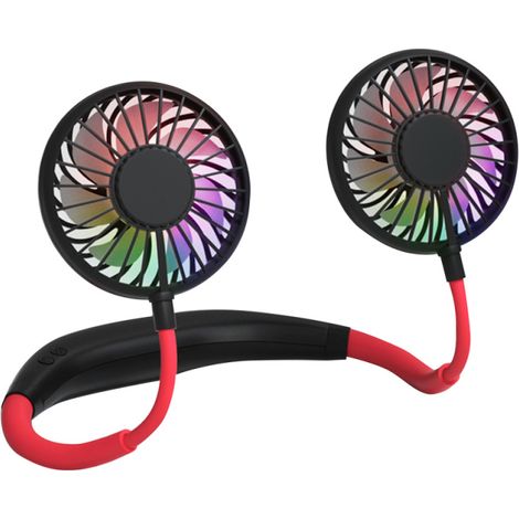 Ventilateur Cou USB – 3 Vitesses – Running/Voyage – Maison – Modèle 3 – Léger – Pratique (1/5)
