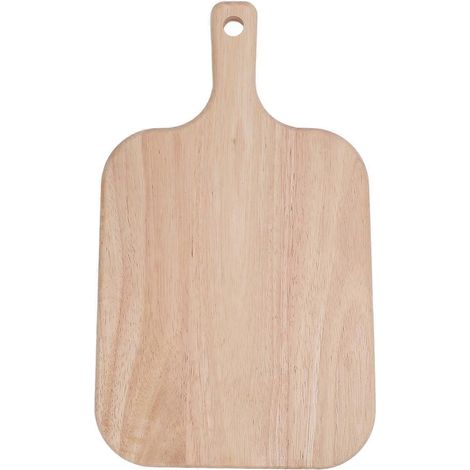 Holzschneidebrett mit Griff für Fleisch, Käse, Brot, Gemüse und Obst, dekorativ
