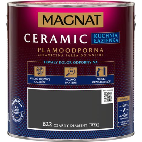 Magnat cucina bagno ceramica nero diamante B22 2.5L (1/3)