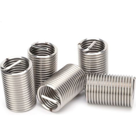 Insert filetage acier M24x3x2.5D lot de 5, manchon de protection fileté, réparation de taraudage pour vis (1/5)