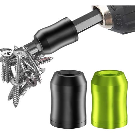 Porte-embout Magnétique Outil démagnétiseur en d'aluminium Anneau Magnétiseur pour Embouts de Tournevis Pour la Réparation de Tournevis, le Travail à l'Atelier Domestique, les (1/5)