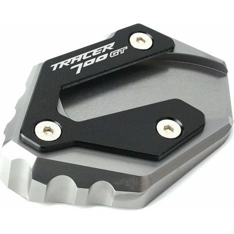 (Tracer700GT Titanium) Compatible avec YAMAHA Tracer 700 GT 2015-2020, Tracer 7 GT 2021-2022. Pièces détachées pour moto Tracer700GT : béquille latérale, extension de béquille Maxpower. (1/3)