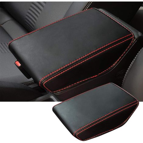 Armlehnenbezug – 1-teilig – PU-Leder – Konsolenschutz – VW Polo Taigo – Schwarz (1/5)