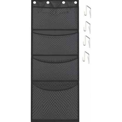 Sac de rangement suspendu pour jouets d'enfants - Noir - 165 cm x 60 cm (1/5)