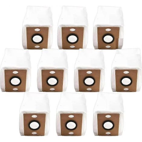 Dust Bags pour ILife V9 – Pro G9 – Pro A12 Self Emptying Robot Aspirateur Accessoire 10PCS (1/4)