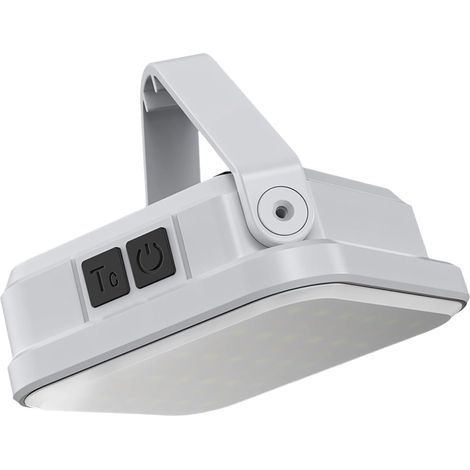 Lampe de camping à LED 3 couleurs à énergie solaire rechargeable et étanche pour randonnée, urgences, tente d'éclairage rechargeable (1/4)