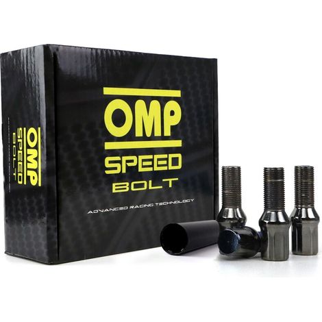 Set Tuercas OMP 27 mm Antracita 20 uds M12 x 1,25 (1/5)