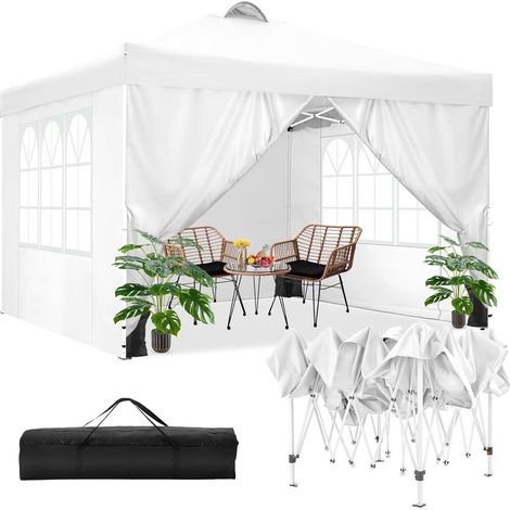 COBIZI Faltpavillon 3x3m Wasserdicht Stabil Winterfest Partyzelt (1/5)