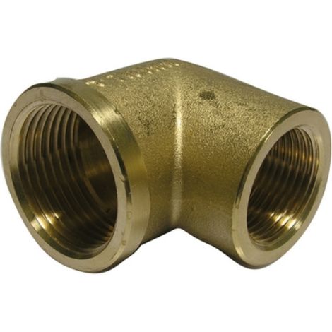 GOMITO RIDOTTO FF IN OTTONE GIALLO 1" x 3/4" TIEMME (1/2)