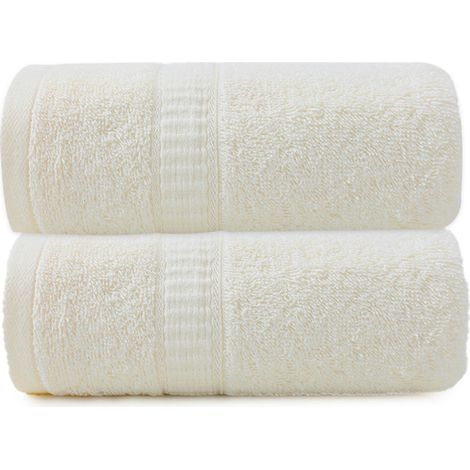 Ensemble de 2 pièces luxueux - Serviette de bain grande taille en coton ultra-absorbant et à séchage rapide - Serviette ultra-douce (1/5)