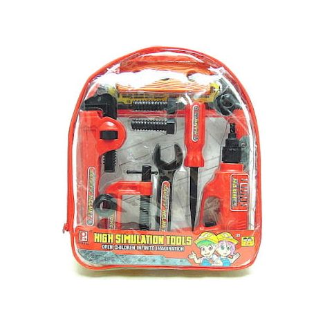 Kit de herramientas en mochila, 10 piezas.