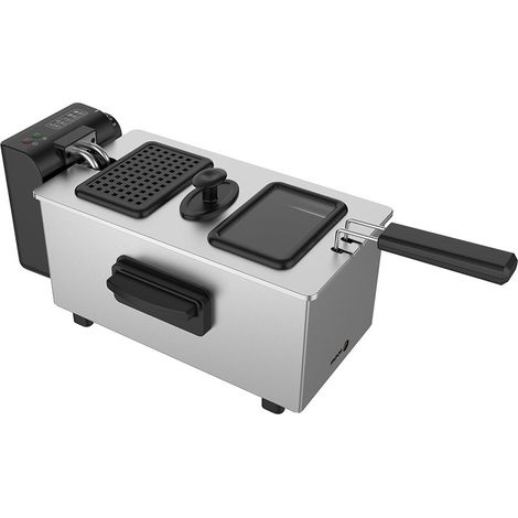 Friteuse électrique 2000W acier inoxydable 3L