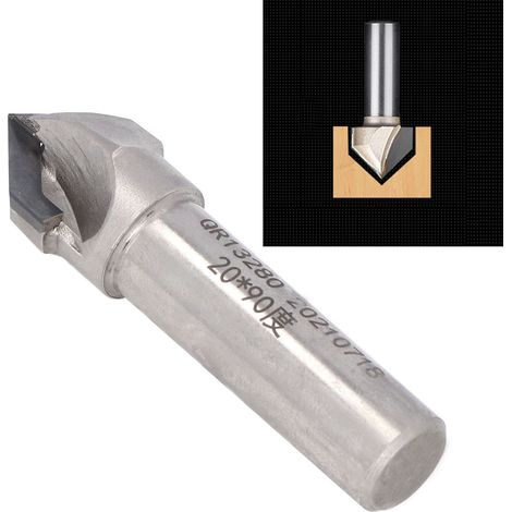 1/2202T V-förmiger Diamantfräser, 90-Grad-CNC-Gravurfräser für Schranktürpaneele, Fräser, 90-Grad-V-förmiger Fräser (1/5)