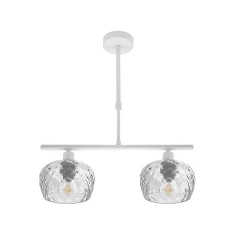 FABRILAMP Estela Lampada 2xe14 Bianco Regx41x13 Cm Con Vetro Taglio Trasparente (1/2)