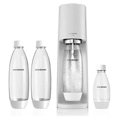 SodaStream Soda Maker Terra Megapack QC white incl 3 bottles (2270213)