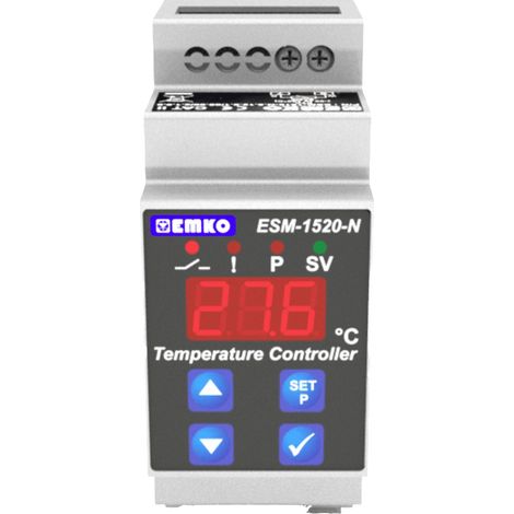 Emko ESM-1520-N.5.18.0.2/01.00/2.3.0.0 2-Punkt und PID Regler Temperaturregler NTC -50 bis +100 °C R
