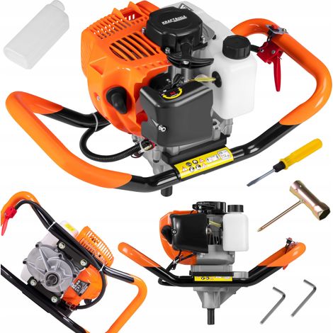 Perforatrice per terreno, trivella a combustione, PER terreno, terra, motore 6,7 CV, 8000 giri/min (1/5)